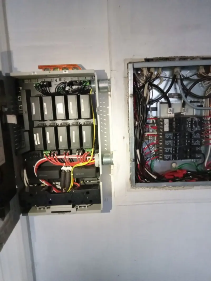 Electrical panel upgrade completed for Security Camera Wiring in Santa Barbara